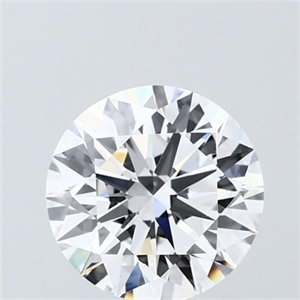 Picture of Lab Grown Diamond 1.50 Carats, Round with Excellent Cut, D Color, VVS2 Clarity and Certified by IGI