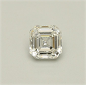 Natural Diamond 0.50 Carats, Asscher with  Cut, H Color, VS1 Clarity and Certified by GIA
