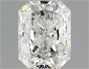 Natural Diamond 1.02 Carats, Radiant with  Cut, F Color, SI2 Clarity and Certified by GIA