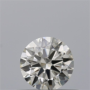 Picture of Natural Diamond 0.41 Carats, Round with Excellent Cut, H Color, VS1 Clarity and Certified by IGI