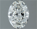 Natural Diamond 1.00 Carats, Oval with  Cut, G Color, VS1 Clarity and Certified by GIA