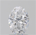 Diamante Natural 1.20 quilates, Ovalado , Color D, claridad SI1 y certificado GIA