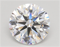 Lab Grown Diamond 6.58 Carats, Round with Ideal Cut, F Color, VS1 Clarity and Certified by IGI