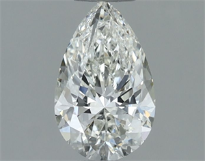 Picture of Natural Diamond 0.50 Carats, Pear with  Cut, I Color, VVS2 Clarity and Certified by IGI