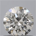Diamante Natural 0.60 quilates, Redondo , Color H, claridad VVS2 y certificado GIA