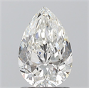 Natural Diamond 1.20 Carats, Pear with  Cut, G Color, SI1 Clarity and Certified by GIA
