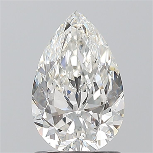 Picture of Natural Diamond 1.20 Carats, Pear with  Cut, G Color, SI1 Clarity and Certified by GIA