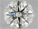 Natural Diamond 0.80 Carats, Round with Excellent Cut, J Color, VS2 Clarity and Certified by GIA