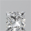 Natural Diamond 1.01 Carats, Princess with  Cut, E Color, VS1 Clarity and Certified by GIA