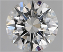 Lab Grown Diamond 1.50 Carats, Round with Excellent Cut, F Color, VVS2 Clarity and Certified by IGI