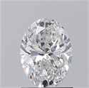 Natural Diamond 1.20 Carats, Oval with  Cut, E Color, SI2 Clarity and Certified by GIA