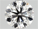 Natural Diamond 1.01 Carats, Round with Very Good Cut, F Color, SI1 Clarity and Certified by GIA