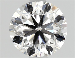 Picture of Natural Diamond 1.01 Carats, Round with Very Good Cut, F Color, SI1 Clarity and Certified by GIA