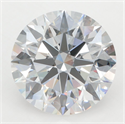 Del inventario de diamantes de laboratorio, 5.01 quilates, Redondo , Color D, claridad VVS2 y certificado GIA