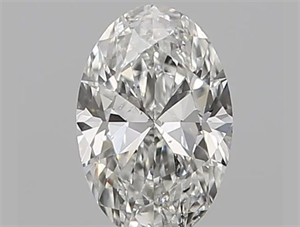 Foto Diamante Natural 0.50 quilates, Ovalado , Color F, claridad SI2 y certificado IGI de