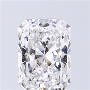 Foto Diamante Natural 3.02 quilates, Radiante , Color E, claridad SI2 y certificado GIA de