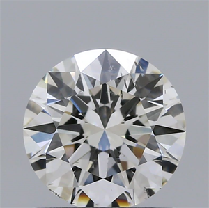Picture of Natural Diamond 0.91 Carats, Round with Excellent Cut, I Color, SI2 Clarity and Certified by GIA