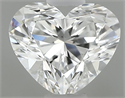Natural Diamond 0.41 Carats, Heart with  Cut, G Color, VS2 Clarity and Certified by GIA