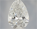 Diamante Natural 0.40 quilates, De pera , Color G, claridad VVS2 y certificado IGI