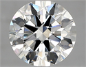 Natural Diamond 2.30 Carats, Round with Excellent Cut, I Color, VS2 Clarity and Certified by GIA