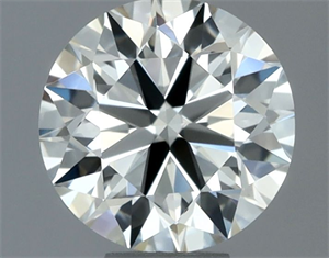 Picture of Natural Diamond 0.50 Carats, Round with Excellent Cut, J Color, VVS1 Clarity and Certified by IGI
