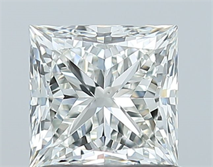 Picture of Natural Diamond 1.01 Carats, Princess with  Cut, G Color, VS1 Clarity and Certified by IGI