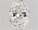 Diamante Natural 0.50 quilates, Ovalado , Color F, claridad VVS2 y certificado GIA