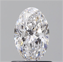 Diamante Natural 0.70 quilates, Ovalado , Color D, claridad VS1 y certificado GIA