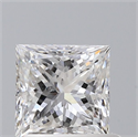 Diamante Natural 1.04 quilates, Princesa , Color E, claridad SI1 y certificado GIA