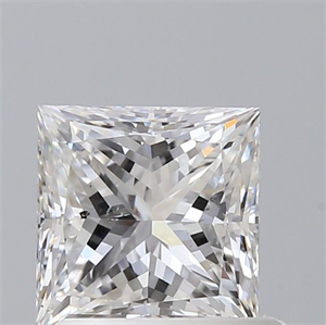 Foto Diamante Natural 1.04 quilates, Princesa , Color E, claridad SI1 y certificado GIA de