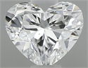 Diamante Natural 0.40 quilates, Corazón , Color D, claridad SI1 y certificado GIA