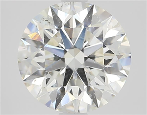 Picture of Natural Diamond 2.05 Carats, Round with Excellent Cut, I Color, SI2 Clarity and Certified by GIA