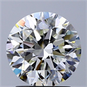 Natural Diamond 2.01 Carats, Round with Very Good Cut, I Color, SI1 Clarity and Certified by GIA