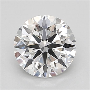 Picture of Lab Grown Diamond 1.03 Carats, Round with Ideal Cut, E Color, VVS1 Clarity and Certified by IGI