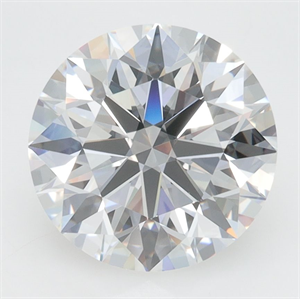Picture of Lab Grown Diamond 3.57 Carats, Round with Excellent Cut, D Color, VVS1 Clarity and Certified by GIA