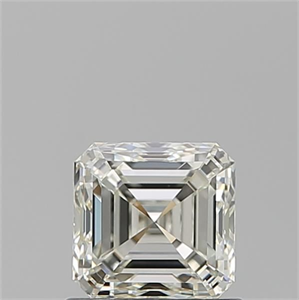 Picture of Natural Diamond 0.90 Carats, Asscher with  Cut, K Color, VVS2 Clarity and Certified by GIA