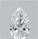 Diamante Natural 0.50 quilates, De pera , Color E, claridad VVS2 y certificado GIA
