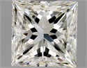 Natural Diamond 1.01 Carats, Princess with  Cut, J Color, VVS1 Clarity and Certified by GIA