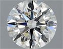 Natural Diamond 1.11 Carats, Round with Excellent Cut, I Color, VS2 Clarity and Certified by GIA