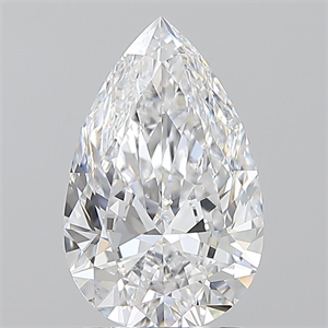 Picture of Natural Diamond 1.70 Carats, Pear with  Cut, D Color, SI1 Clarity and Certified by GIA