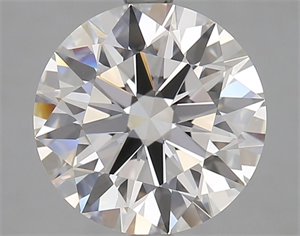 Picture of Lab Grown Diamond 4.00 Carats, Round with Excellent Cut, D Color, VVS1 Clarity and Certified by GIA