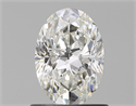 Natural Diamond 0.90 Carats, Oval with  Cut, H Color, VS2 Clarity and Certified by GIA