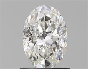 Picture of Natural Diamond 0.90 Carats, Oval with  Cut, H Color, VS2 Clarity and Certified by GIA
