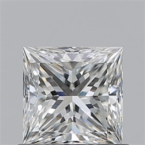 Picture of Natural Diamond 0.70 Carats, Princess with  Cut, H Color, VVS2 Clarity and Certified by GIA