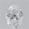 Natural Diamond 1.21 Carats, Oval with  Cut, D Color, SI1 Clarity and Certified by GIA