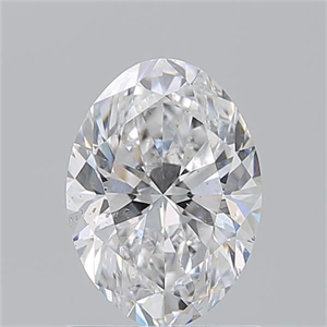 Picture of Natural Diamond 1.21 Carats, Oval with  Cut, D Color, SI1 Clarity and Certified by GIA