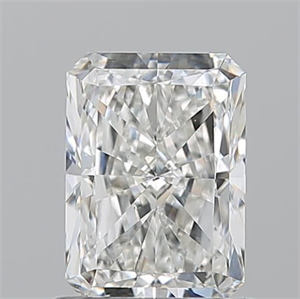 Picture of Natural Diamond 1.02 Carats, Radiant with  Cut, H Color, SI1 Clarity and Certified by GIA
