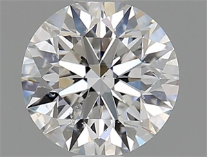 Picture of Natural Diamond 0.80 Carats, Round with Excellent Cut, E Color, SI1 Clarity and Certified by GIA