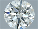 Natural Diamond 0.73 Carats, Round with Excellent Cut, I Color, VVS1 Clarity and Certified by IGI