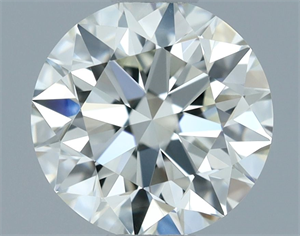 Picture of Natural Diamond 0.73 Carats, Round with Excellent Cut, I Color, VVS1 Clarity and Certified by IGI